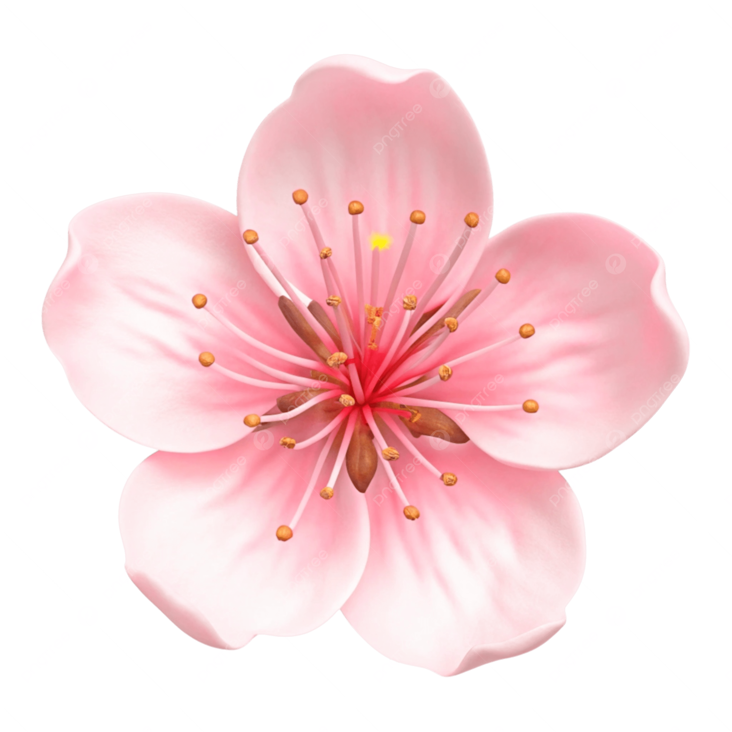 pngtree pink cherry blossoms icon clipart design png image 19843318